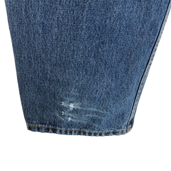 Levis Mens Jeans 550 Relaxed Fit Medium Wash 48x32 Measures 46x30 - Picture 3 of 6